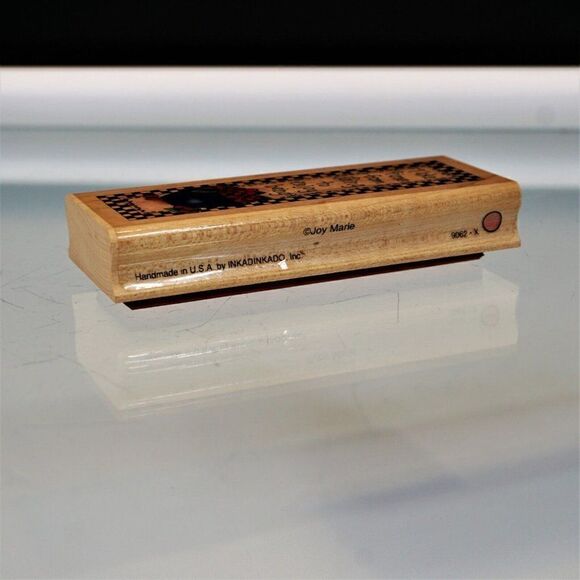 Take Time From Doing To Enjoy Being Inkadinkado By Joy Marie Rubber Stamp New - Picture 2 of 6